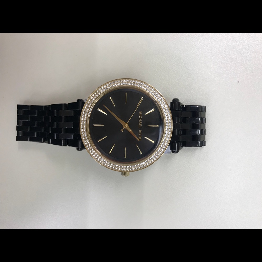 Black MK watch