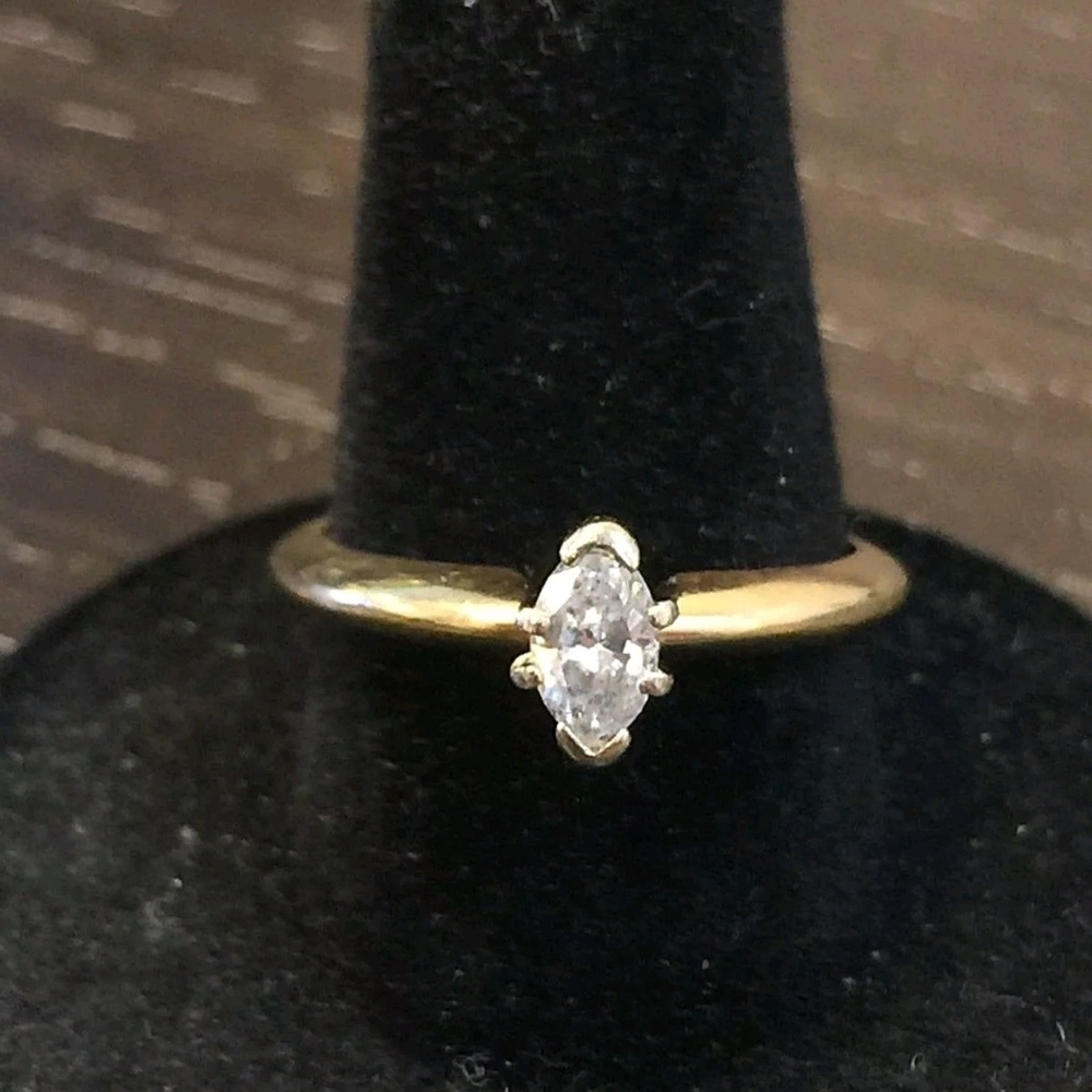 Engagement ring 14k gold .25 carat