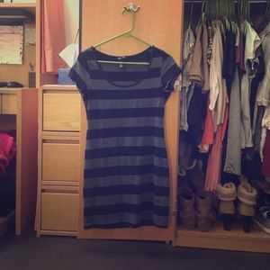Fitted Striped Dress