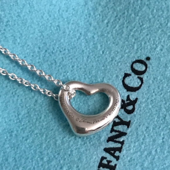 Tiffany open heart pendent NEW - Picture 3 of 5