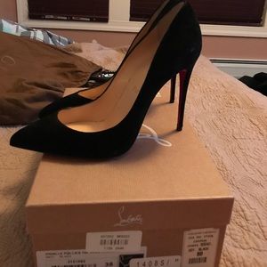 Christian Louboutin Suede Pumps