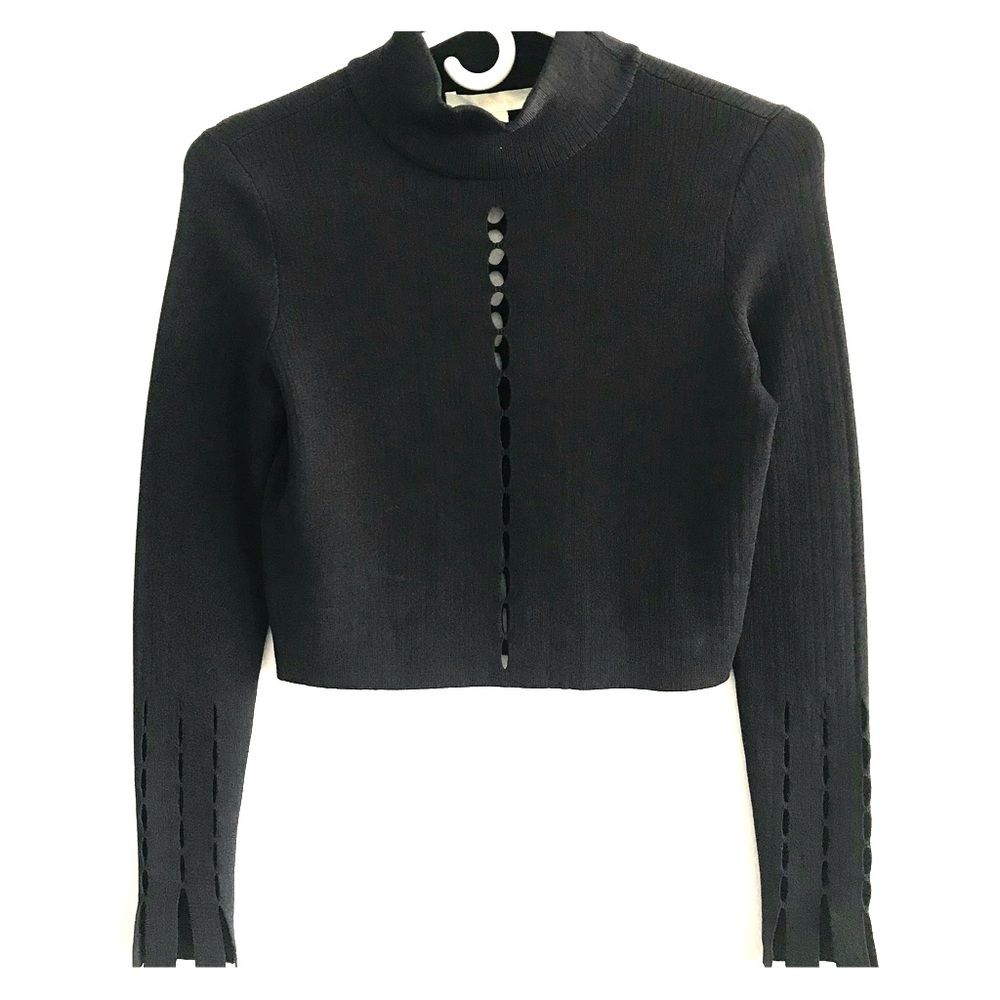 Jonathan Simkhai black cropped top - Picture 1 of 3