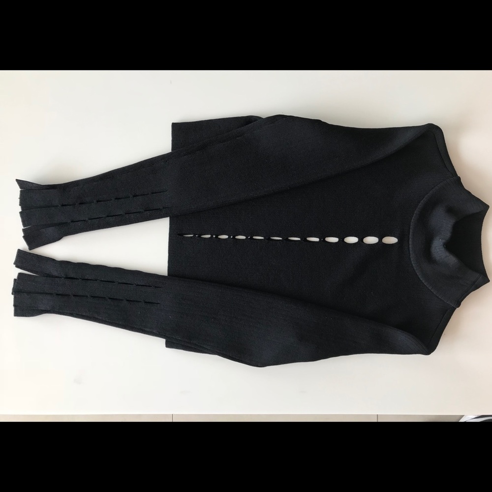 Jonathan Simkhai black cropped top - Picture 2 of 3