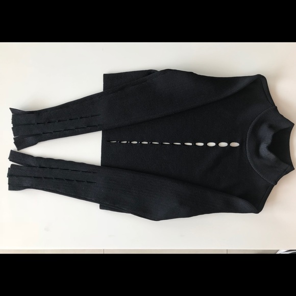 Jonathan Simkhai black cropped top - Picture 2 of 3