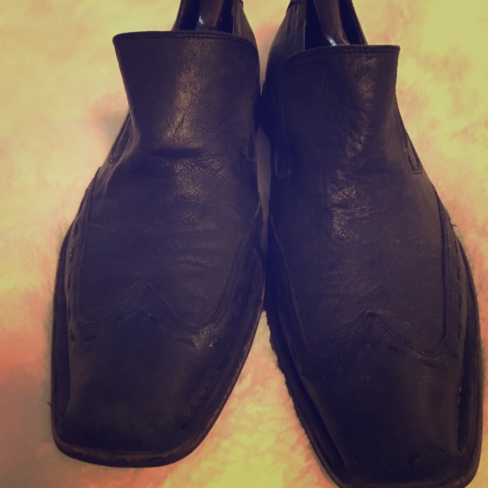 Guess black dress shoes