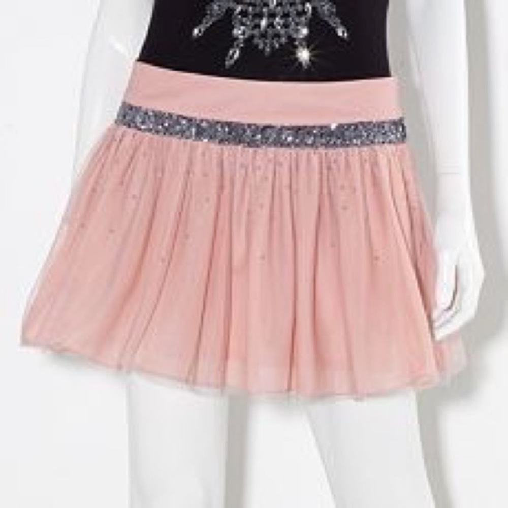 Vera Wang Princess pink tulle&sequin skirt