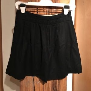 J. Crew Black Wool Skirt Size 0