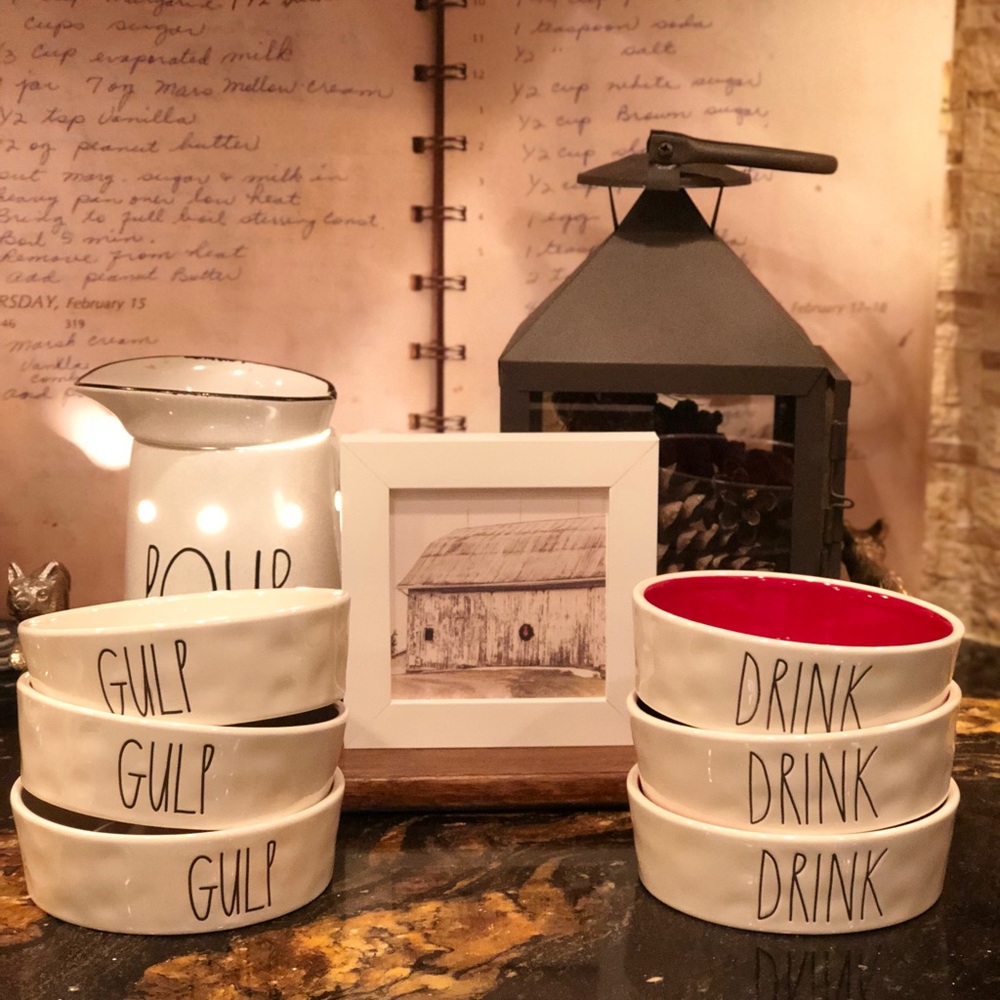 Rae Dunn pet bowls