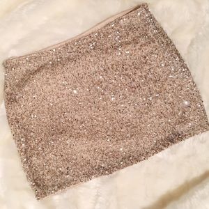 Haute Hippie Beaded Party Skirt Size M