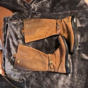 Merrill Brown Leather women's waterproof 6.5 boots