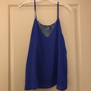 Lacey blue topshop blouse.