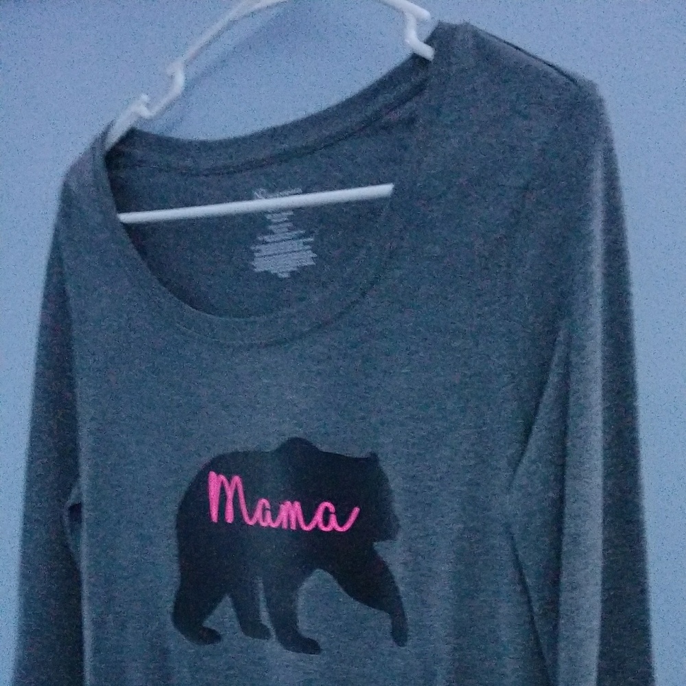Mama bear long sleeve t shirt