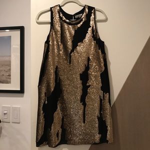 Robert Rodriguez sequin sheath dress