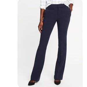 Old Navy mid-rise slim flare Harper trousers