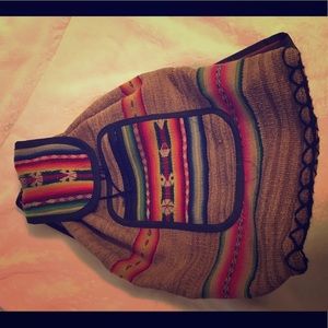 Backpack from Peru made with  Alpaca wool