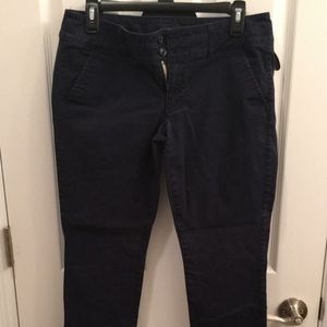 American Eagle navy skinny pants