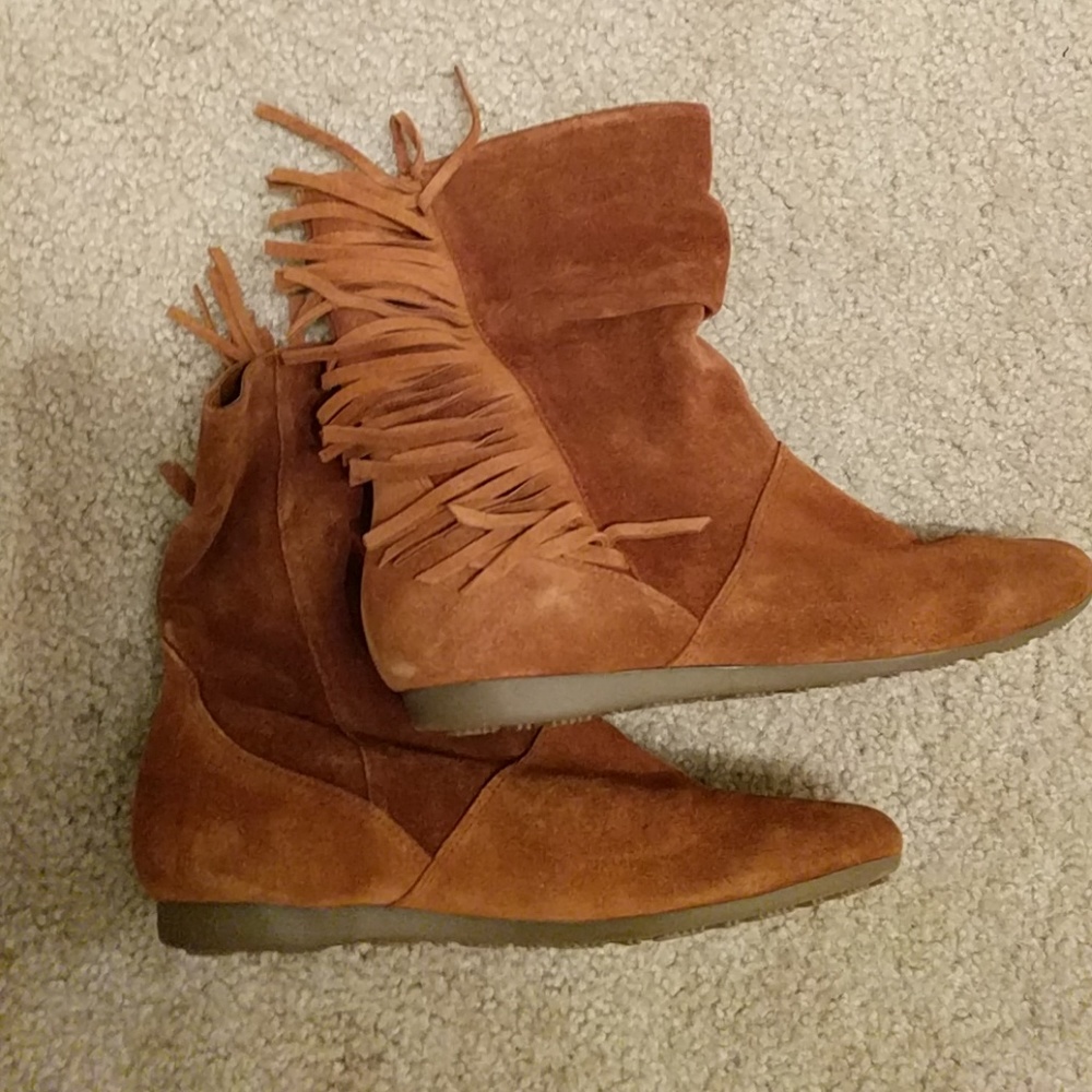 Brand new Soft suede booties