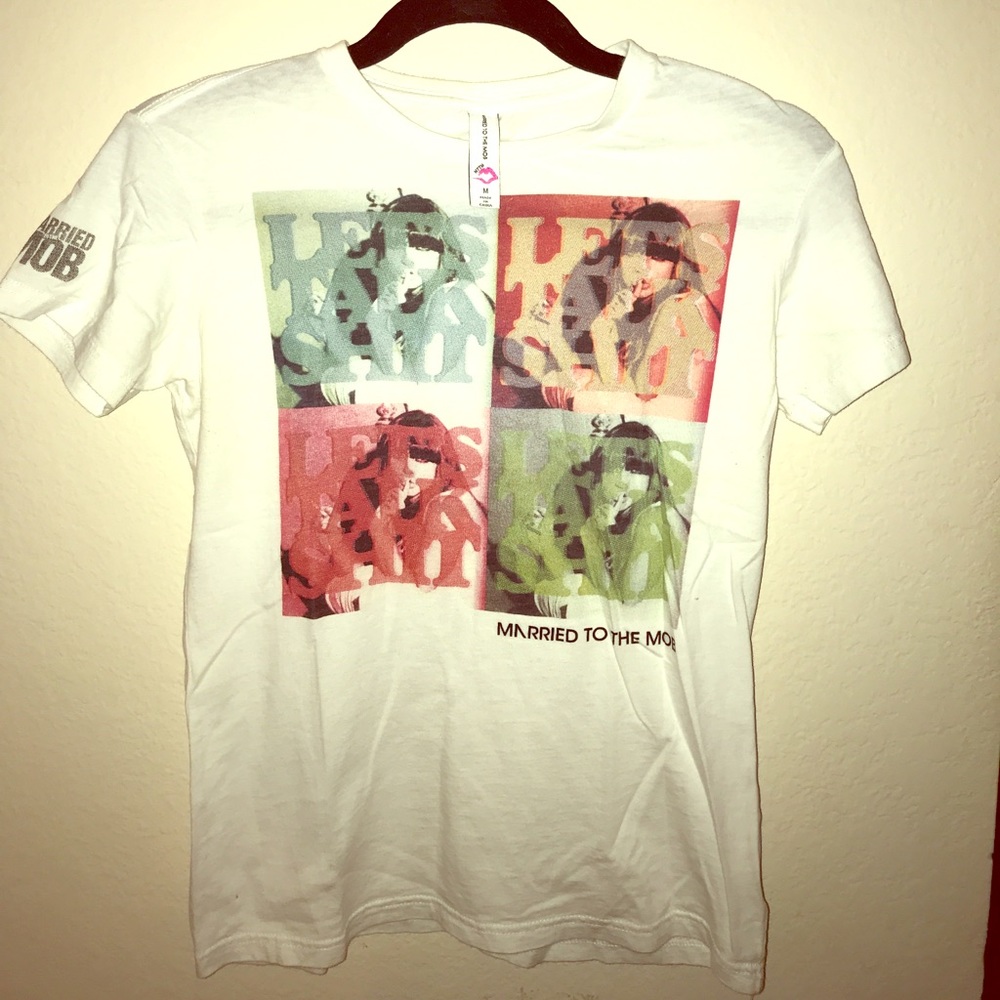 mttm; let’s talk shit tee.