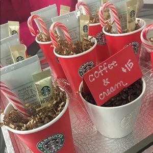 Coffee and cream individual gift set