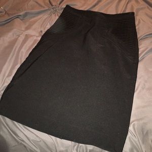Rampage black pencil skirt