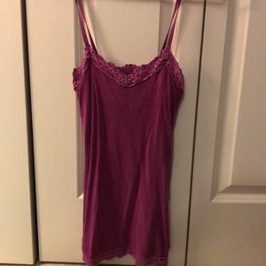 Aerie Purple Lace Tank Top