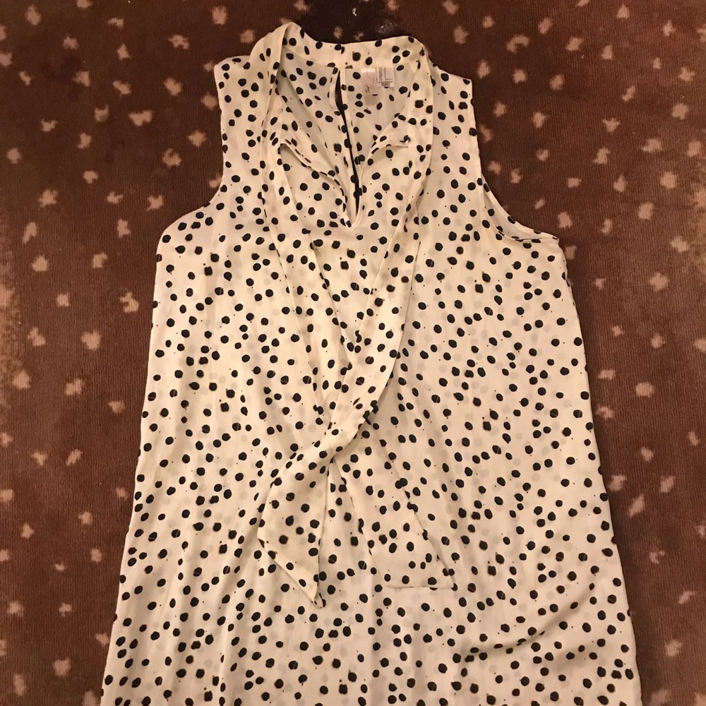 Silk Dalmatian top