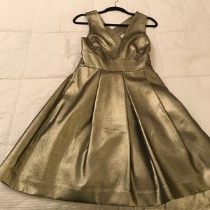 Gold dress
