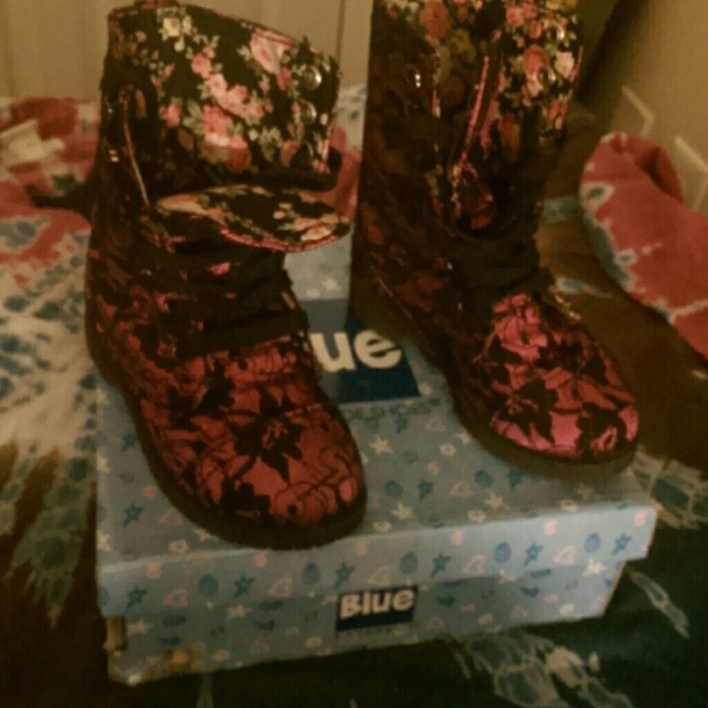 Girls toddler granny boots