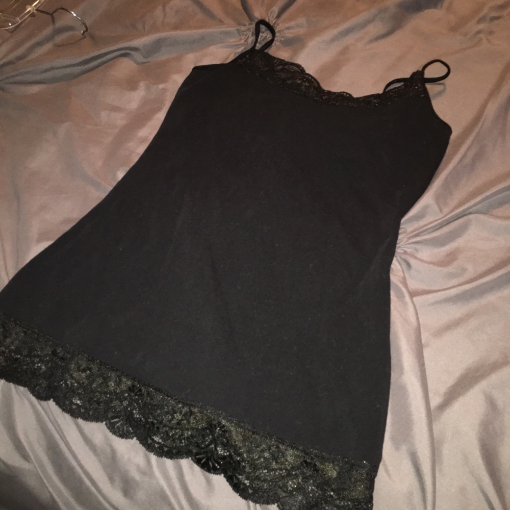 Express lace bra tank