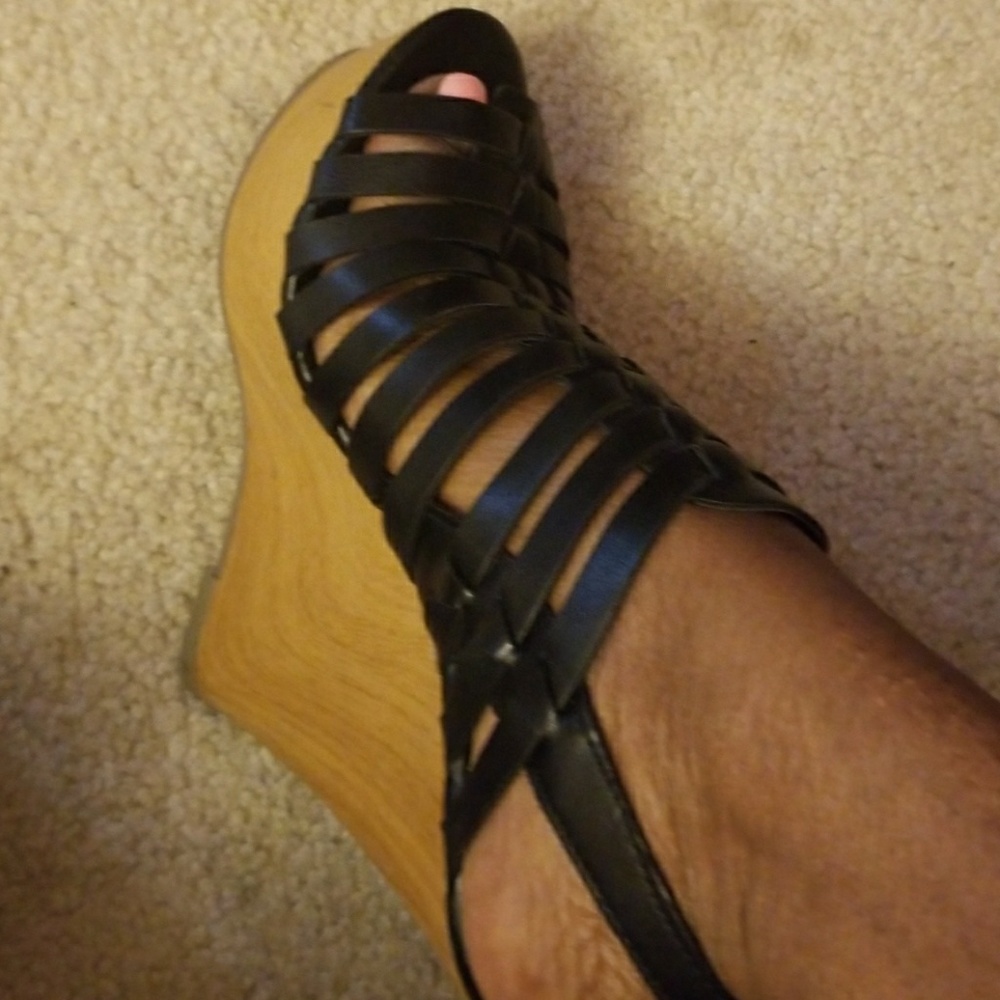 Black  Mossimo wedges