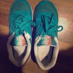 New Balance 574 Sneakers in Teal