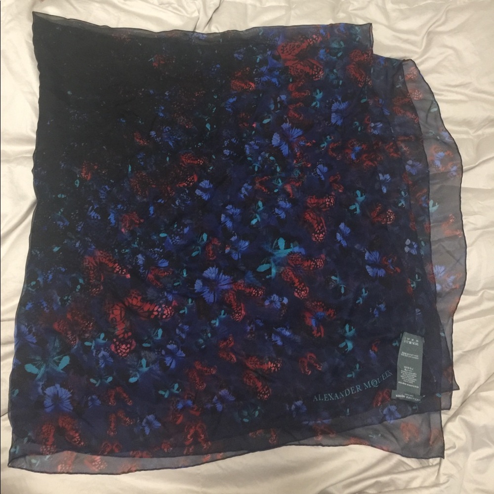 Alexander McQueen silk scarf