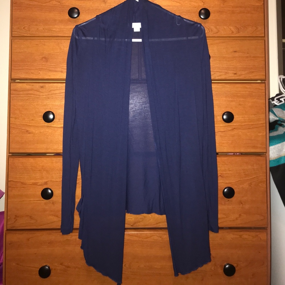 Forever 21 navy cardigan small