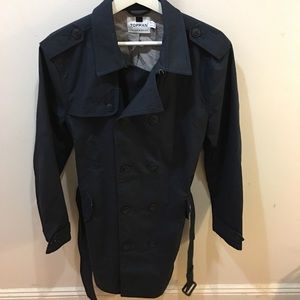 Blue trench-coat from Topman