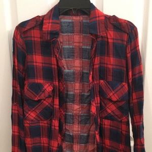 Plaid button up
