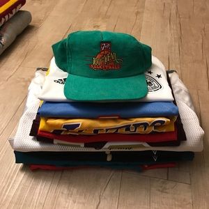 Vintage 7up 100th year of BBall corduroy SnapBack