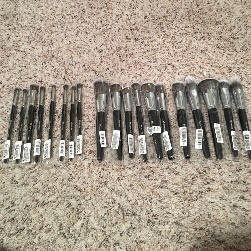 Brand new, never used Morphe face and eye brushes.