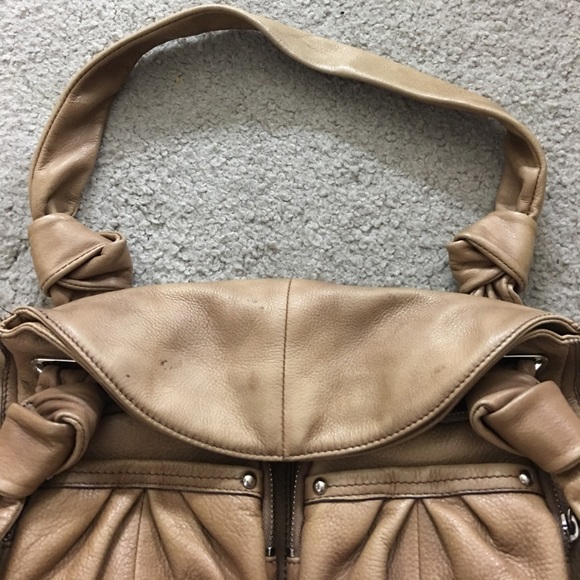💕 B. Makowsky tan soft leather cute hobo 💕 - Picture 7 of 8
