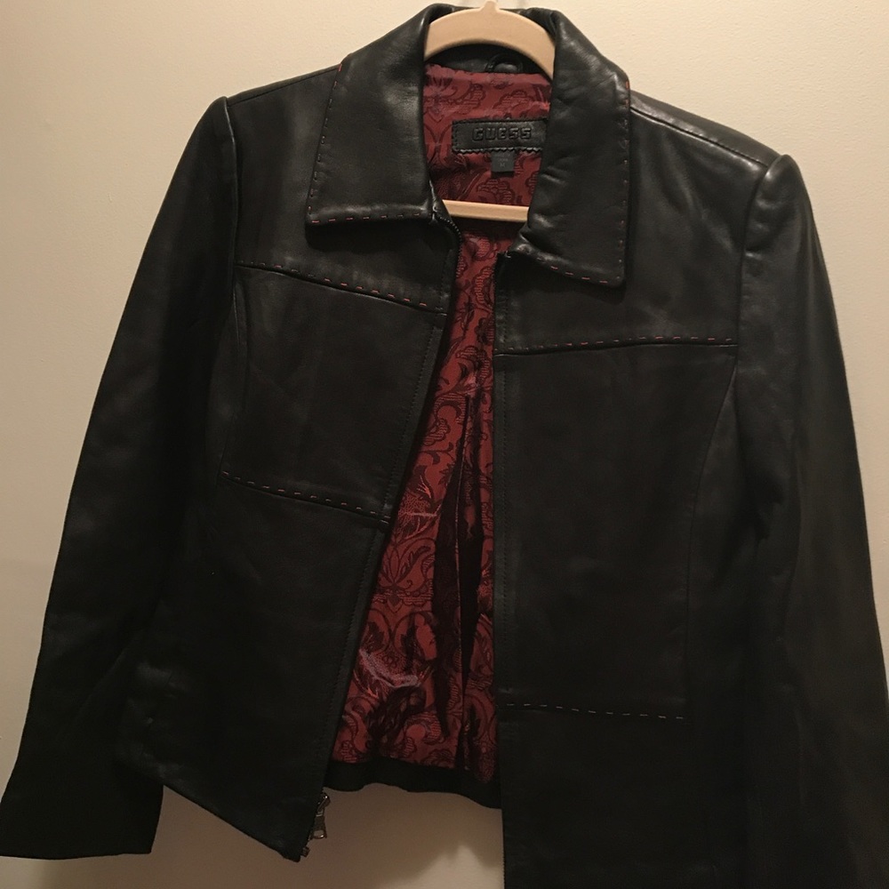 NWOT Guess Leather Jacket