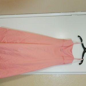 Pink braidmaid dress