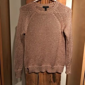 J.Crew Metallic Rose Gold Sweater Size XS