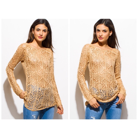 5⭐️ Selena - Elegant Boat Neck Crocket Sweater - Picture 3 of 8