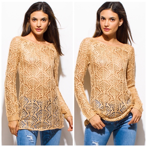 5⭐️ Selena - Elegant Boat Neck Crocket Sweater - Picture 5 of 8