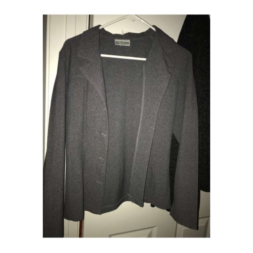 Gray blazer