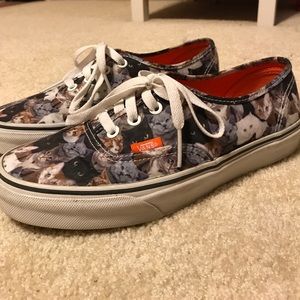 Cat printed vans