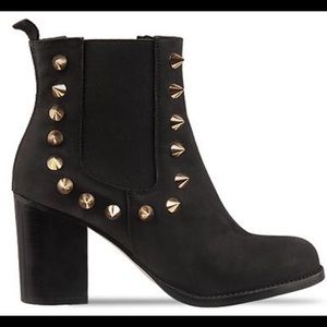 TBA Gold spiked Chelsea Boot