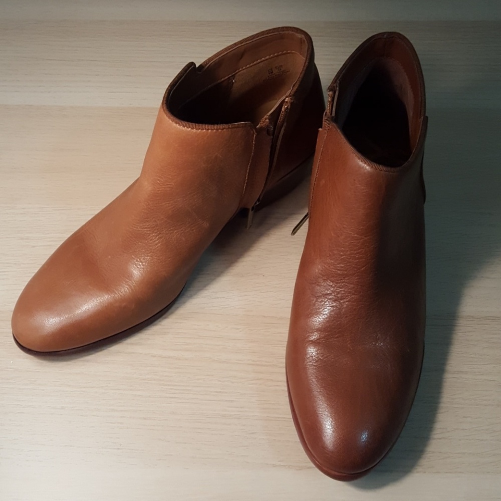 Sam Edelman Chelsea Ankle Boot Cognac Leather
