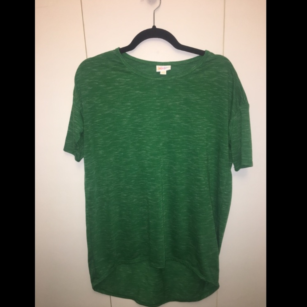 LuLaRoe XXS Green Irma Shirt