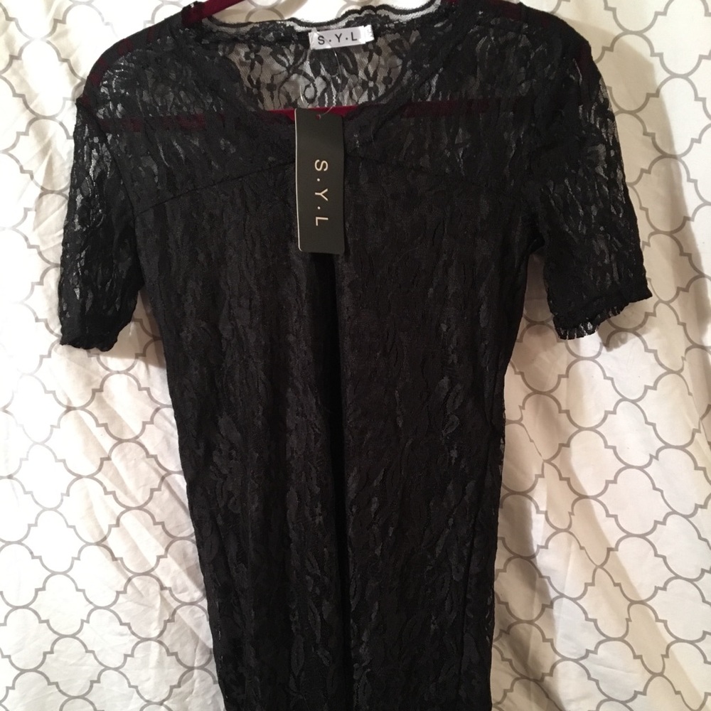 Lace Bodycon Dress- READ DESCRIPTION PLEASE