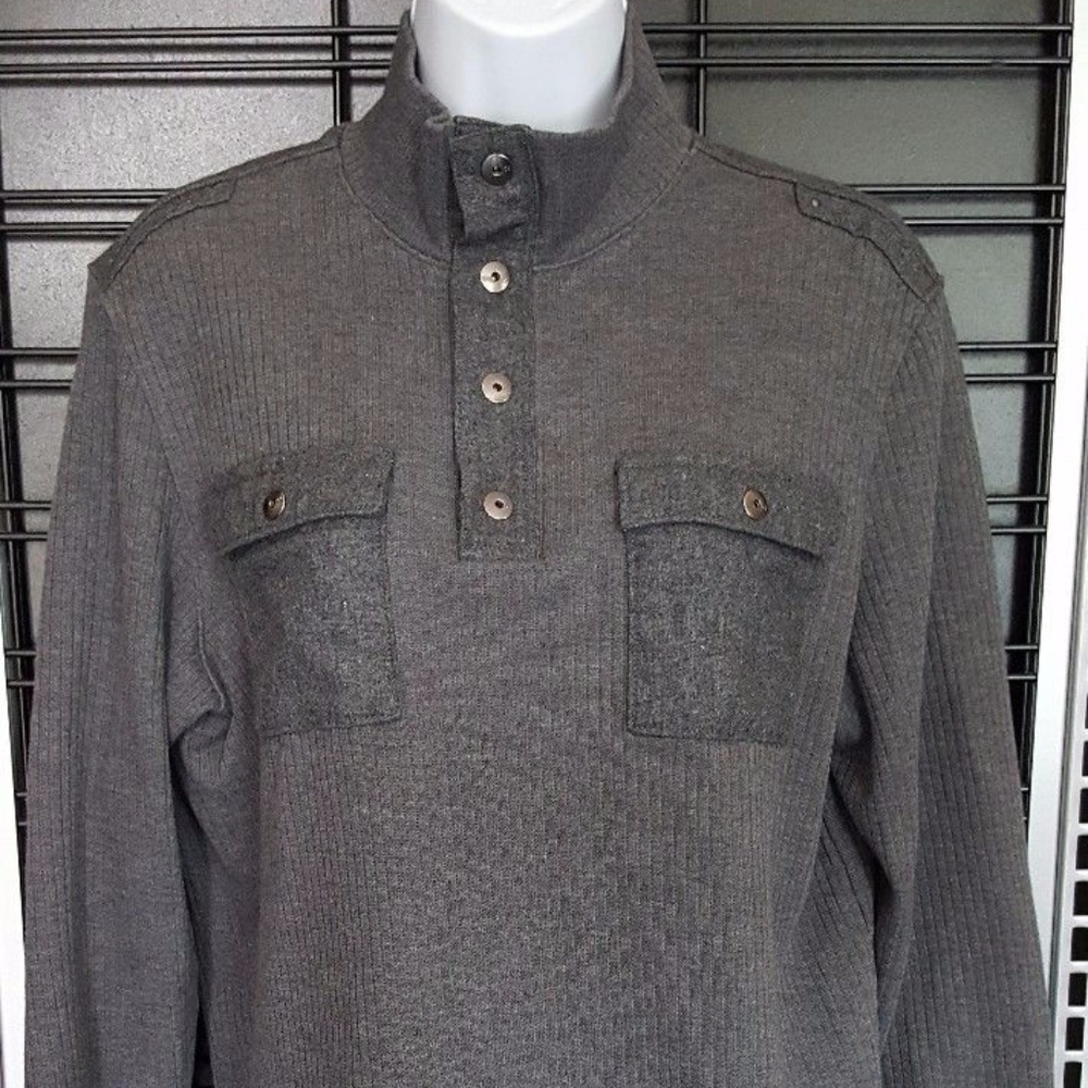CALVIN-KLEIN-JEANS-Women-Size-Medium-Grey Sweater